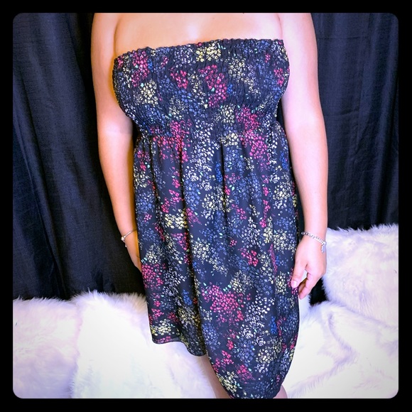 Reversible tube mini dress - Picture 1 of 4